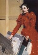 Anders Zorn Emma Zorn in the Paris Studio china oil painting artist